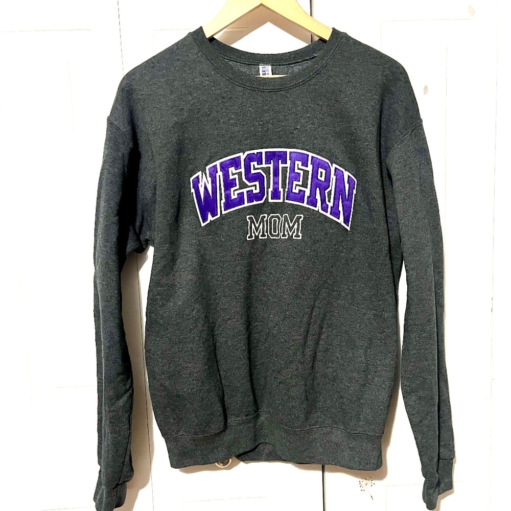Western University MOM Crew Sweater